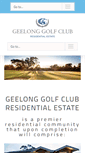Mobile Screenshot of geelonggolfclub.com.au